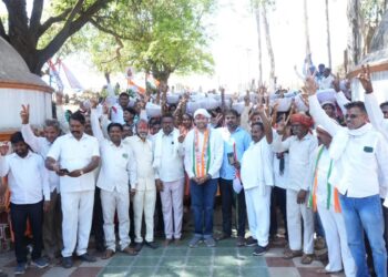 अस्तंबा येथून काँग्रेसचे उमेदवार ॲड. गोवाल पाडवी यांचा प्रचाराचा शुभारंभ