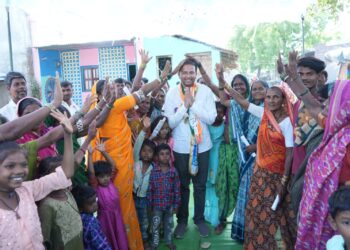 शहादा तालुक्यात दुसऱ्या दिवशी गोवाल पाडवींचा झंझावाती प्रचार दौरा