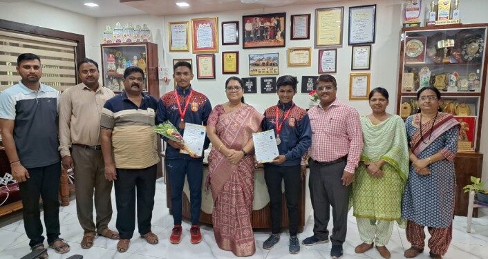 एस.ए.मिशन हायस्कूल येथील दोन्ही खेळाडूंची राष्ट्रीय शालेय रग्बी स्पर्धेत नेत्रदीपक कामगिरी