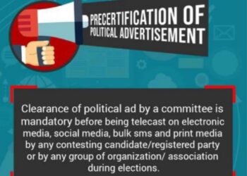 प्रिंट मीडियात दिल्या जाणाऱ्या राजकीय जाहिरातींचे पूर्व प्रमाणीकरण बंधनकारक -जिल्हाधिकारी मनीषा खत्री