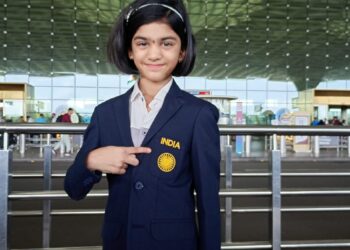 नंदुरबारच्या चिमुकल्या नारायणीने बुद्धिबळात पटकावले आशियाई अजिंक्यपद.. ८ वर्षांखालील मुलींच्या गटात जिंकले २ सुवर्णपदक