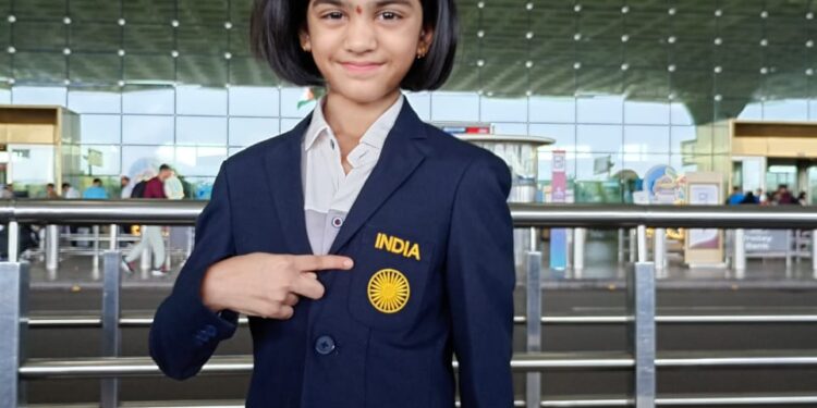 नंदुरबारच्या चिमुकल्या नारायणीने बुद्धिबळात पटकावले आशियाई अजिंक्यपद.. ८ वर्षांखालील मुलींच्या गटात जिंकले २ सुवर्णपदक