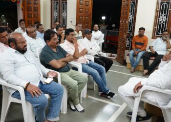 आगामी निवडणुकीच्या पार्श्वभूमीवर नंदुरबार विधानसभा क्षेत्राचा क्षेत्राचा मंत्री डॉ.विजयकुमार गावित यांनी घेतला आढावा