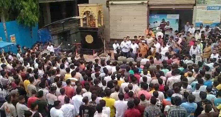 नंदुरबार कडकडीत बंद, आला.आक्षेपार्ह मजकूर प्रसारीत केल्यास कठोर कारवाई : पोलिस अधिक्षक श्रवण दत्त. एस.