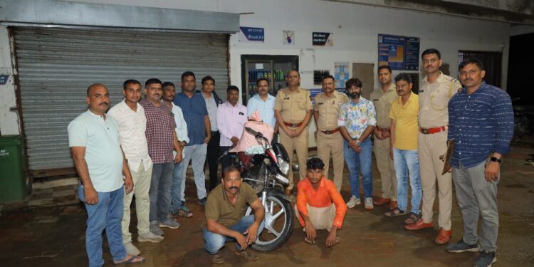 शहादा येथे गांजाची अवैध वाहतूक करणाऱ्या दोघांना अटक, 6 किलो गांजा जप्त