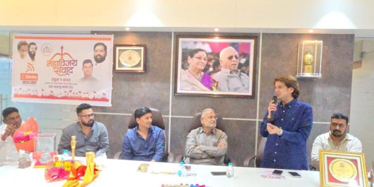 नंदुरबारात शिवसेना शिंदे गटाची सोशल सैनिक बैठक, विरोधी कमेंटना रोखठोक उत्तर द्या; राहुल कनाल