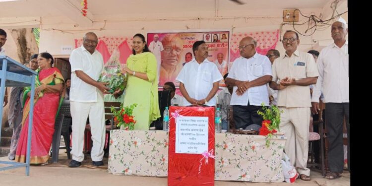 भालेर येथील काकेश्वर विद्या प्रसारक संस्थेचे संस्थापक अध्यक्ष भास्करराव पाटील यांचा अभिष्टचिंतन सोहळा उत्साहात