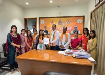 ज्योत्सना गावित यांची भारतीय जनता पार्टी युवती जिल्हाध्यक्षपदी निवड