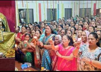 नंदनगरीच्या द्वारकाधीश मंदिरात वसुबारसनिमित्त भाविकांचा उत्साह