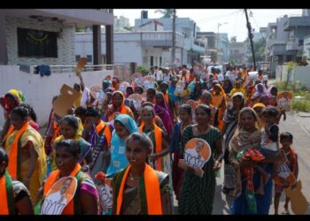 लाडक्या बहिणींच्या सहभागाने डॉ.विजयकुमार गावित यांच्या झंजावाती प्रचार फेऱ्यांना वाढला प्रतिसाद