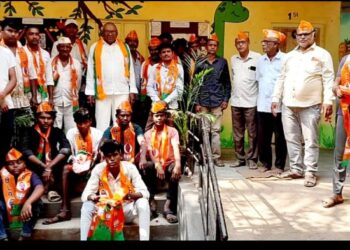 नगाव येथील युवकांचा भाजपात प्रवेश