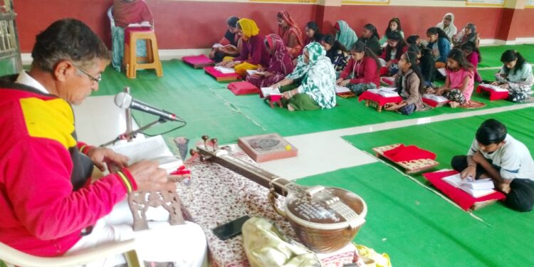 उमर्दे खुर्द येथे श्री ग्रंथराज ज्ञानेश्वरी पारायण व कीर्तनी सप्ताहास सुरुवात