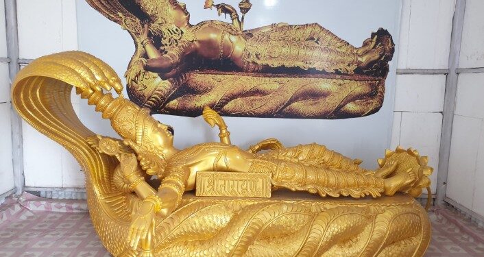 जगातील सर्वात मोठ्या दिव्य, दुर्लभ शेषशाही श्री नारायण मूर्तीचे 11 जानेवारीला शहाद्यात आगमन