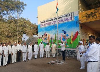 श्रीमती के.पी.पाटील माध्यमिक विद्यालयात प्रजासत्ताक दिन व सांस्कृतिक कार्यक्रम उत्साहात