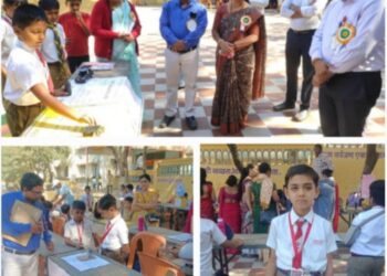 आदर्श मराठी विद्या मंदिरात शालेय विज्ञान प्रदर्शनात 80 उपकरणांची मांडणी;ऋषिकेश पाटीलने पटकावला प्रथम क्रमांक