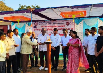 राज्य शुटींगबॉल स्पर्धेचे नंदुरबारात उद्घाटन, राज्यभरातून ४५ संघाचा सहभाग