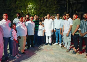 जनसंवाद उपक्रमातून शहरवासीयांच्या समस्या सोडवणार ; डॉ.विजयकुमार गावित यांनी जय हिंद कॉलनीतून केला प्रारंभ