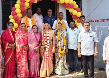 सिंदगव्हान ग्रामपंचायत च्या सरपंचपदी विद्या पाटील तर उपसरपंचपदी मंगला पाटील यांची बिनविरोध निवड