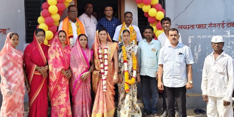 सिंदगव्हान ग्रामपंचायत च्या सरपंचपदी विद्या पाटील तर उपसरपंचपदी मंगला पाटील यांची बिनविरोध निवड