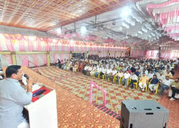 श्री.शिव महापुराण महाकथा आयोजन बैठकीत आमदार राजेश पाडवी यांचे मार्गदर्शन