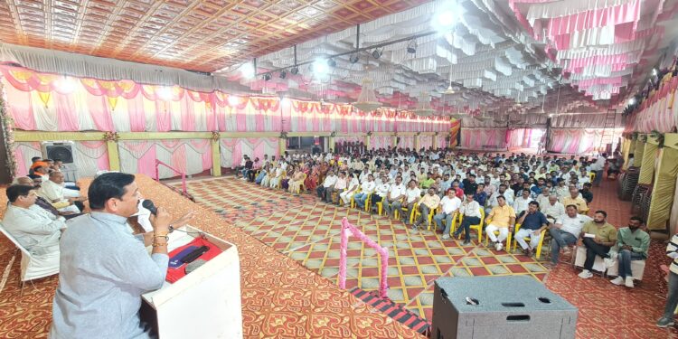 श्री.शिव महापुराण महाकथा आयोजन बैठकीत आमदार राजेश पाडवी यांचे मार्गदर्शन