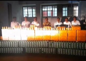 नंदुरबारात पुष्पा स्टाईलने बनावटी अंड्यांचा आडुन अवैध मद्य तस्करी,13 लाखांचा मुद्देमाल जप्त