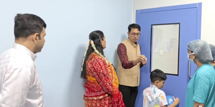 संसद रत्न मा. खासदार डॉ हिना गावित यांच्या हस्ते आय व्ही एफ तंत्रज्ञान कक्षाचा शुभारंभ