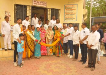 भालेर ग्रुप ग्रामपंचायत सरपंच पदी कविता चंद्रशेखर पाटील यांची बिनविरोध निवड