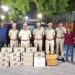 नंदुरबार शहरातून अवैध मद्यासह साडेपाच लाखाचा मुद्देमाल जप्त
