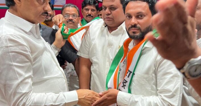 मुंबईत अजित पवार यांच्या उपस्थितीत शहादा ,तळोदा येथील पंचायत समिती सदस्यांसह शेकडो कार्यकर्त्यांचा राष्ट्रवादी काँग्रेस पक्षात प्रवेश