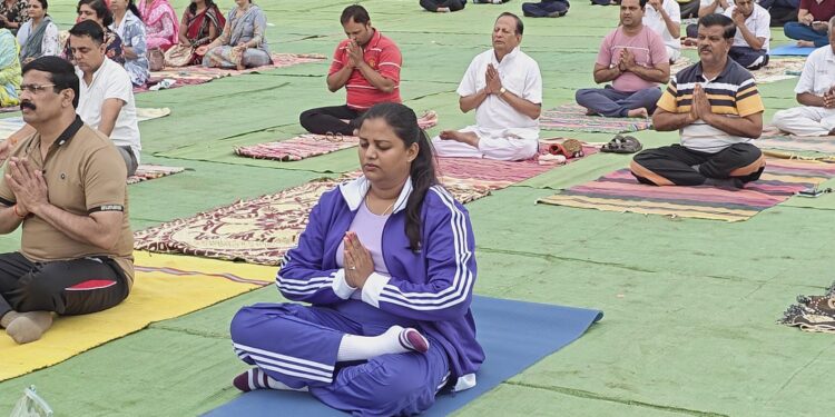 मोदीजींच्या प्रेरणेमुळेच जगभरात योगाभ्यास सुरू झाला : डॉ. हिना गावित यांचे वक्तव्य