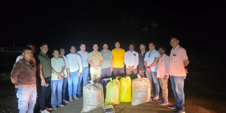 बेकायदेशीररित्या अमली पदार्थाची वाहतूक, 54 किलो गांजा जप्त, चौघांना केली अटक