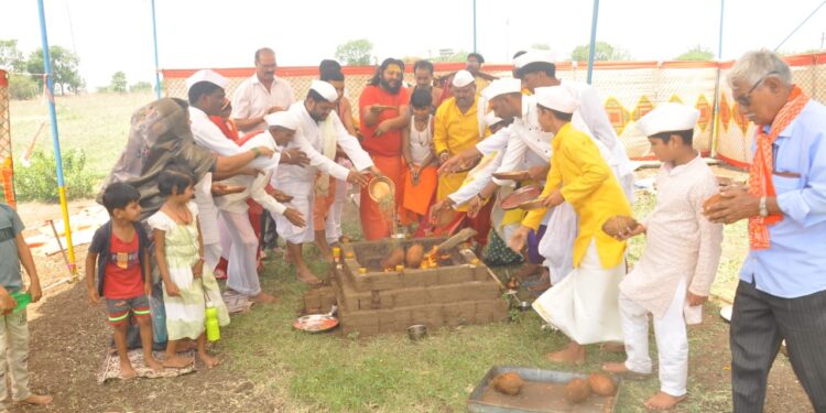 शिवशक्ती याग यज्ञाची सांगता, शक्तीच्या उपासनेने कोरोनासह इतरही रोगमुक्त होणार-श्री. महंत सोमेश्वरानंदजी