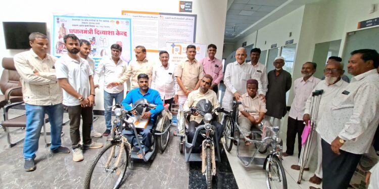 दिव्यांग बांधवांना शारीरिक,मानसिक दृष्ट्या आधार द्यावा; आ.चंद्रकांत रघुवंशी