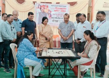 विजय गौरव क्रीडा महोत्सवाचा डॉ. हिना गावित व डॉ. सुप्रिया गावीत यांच्या हस्ते शुभारंभ