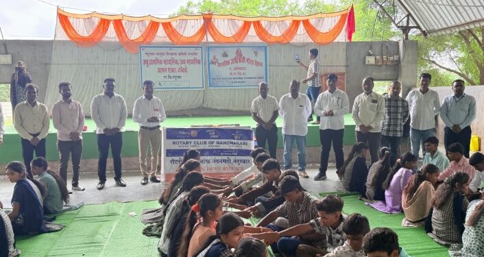 कोळदा आश्रमशाळेत पारंपारिक गीतांमधून घडले आदिवासी संस्कृतीचे दर्शन,रॅली काढत क्रांतिकारकांना नमन; बिरसा मुंडा यांना अभिवादन