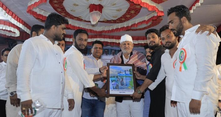 मुस्लीम अल्पसंख्यांक समाजातर्फे अल्पसंख्यांक विकास मंत्री ॲड.माणिकराव कोकाटे यांचा नागरी सत्कार