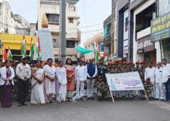 सैनिकी विद्यालयाच्यावतीने बालशहिदांना अभिवादन