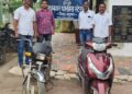 नंदुरबार येथे मोटारसायकल चोरीचे दोन गुन्हे उघडकीस, अल्पवयीन बालक ताब्यात