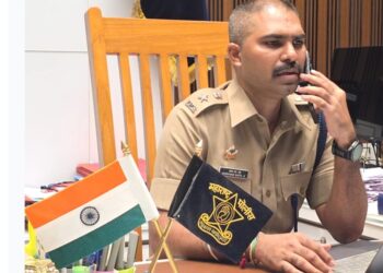 नंदुरबार जिल्हा पोलीस अधीक्षक श्रवण दत्त. एस यांचा केंद्रीय गृह मंत्री दक्षता पदक देवुन सन्मान