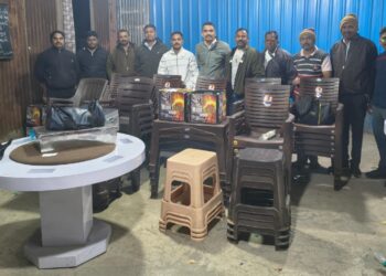 जुगार अड्ड्यावर धाड, 14 लाखाचा मुद्देमाल जप्त, दोन राज्यातील 40 जणांविरुद्ध गुन्हा दाखल