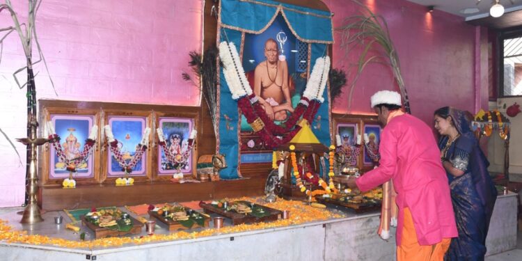 श्री स्वामी समर्थ सेवा केंद्रात दत्त जयंती निमित्त सप्ताहाचे सांगता