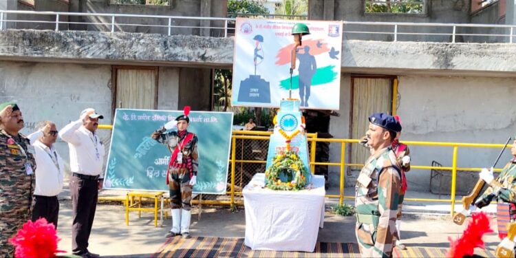 सैनिकी विद्यालयात आर्मी डे चे उत्साहात