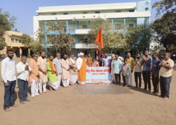 रविवारी नंदुरबार येथे हिंदू धर्मजागृती सभेचे आयोजन सभेनिमित्त धर्मध्वज व भूमिपूजन