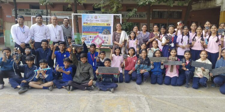 श्रॉफ हायस्कूलमध्ये ई-कचरा जनजागृती व संकलन अभियान