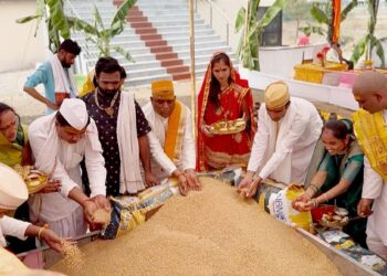 खोंडामळी येथे माता वाघेश्वरी देवीची भक्तिमय प्राणप्रतिष्ठा