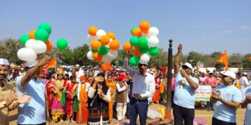 जिल्हा परिषदेच्या क्रीडा व सांस्कृतिक कला महोत्सवाचा उत्साहात शुभारंभ