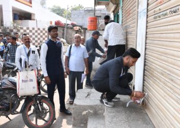 थकबाकीदार व्यवसायांवर नगरपालिकेची धडक कारवाई; 20 दुकाने सील