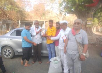 चौपाळे ते नर्मदेपर्यंत दगाजी बापू पदयात्रा दिंडी; भक्ती, सेवा आणि अन्नदानाचा अखंड सोहळा