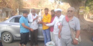 चौपाळे ते नर्मदेपर्यंत दगाजी बापू पदयात्रा दिंडी; भक्ती, सेवा आणि अन्नदानाचा अखंड सोहळा